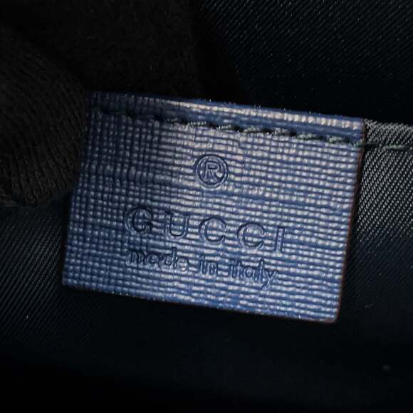 GUCCI Blue Leather Shoulder Bag - Picture 12 of 13